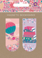 MARCAPAGINAS MAGNETICOS LIVRE ET MONTGOLFIERE GLOBO LIBRO | 6 UNIDADES | (PICTURA)